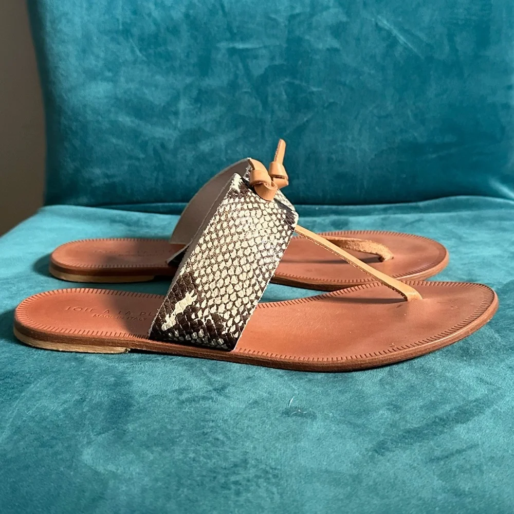 Joie A La Plage Leather Sandals - Size 38.5. - Picture 4 of 4